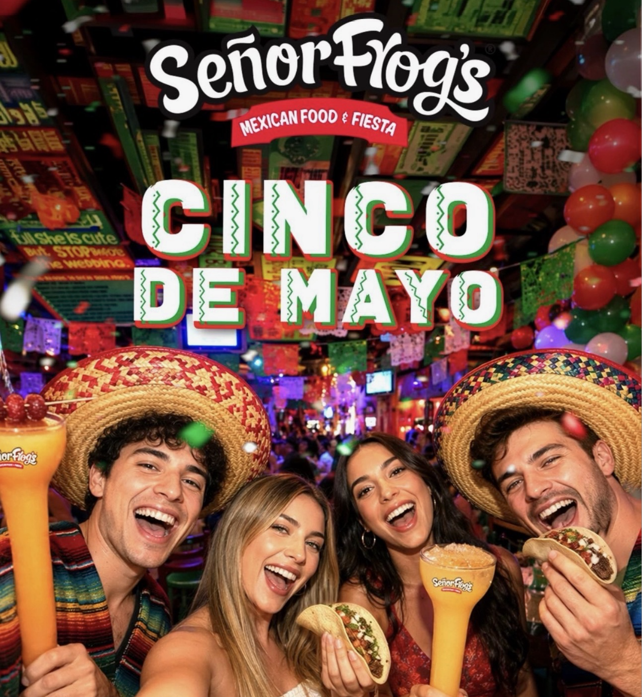 Early Pickup - Tuesdays at Senor frogs - Party Bus | 10:30pm west | 10:45pm East