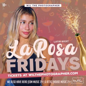 Regular Pickup - Fridays at La Rosa - Party Bus | 11:20pm west | 11:35pm East