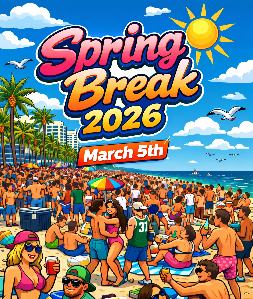 Spring break 2026 - March 5 - 7eleven 5:00am | Starbucks 5:20am