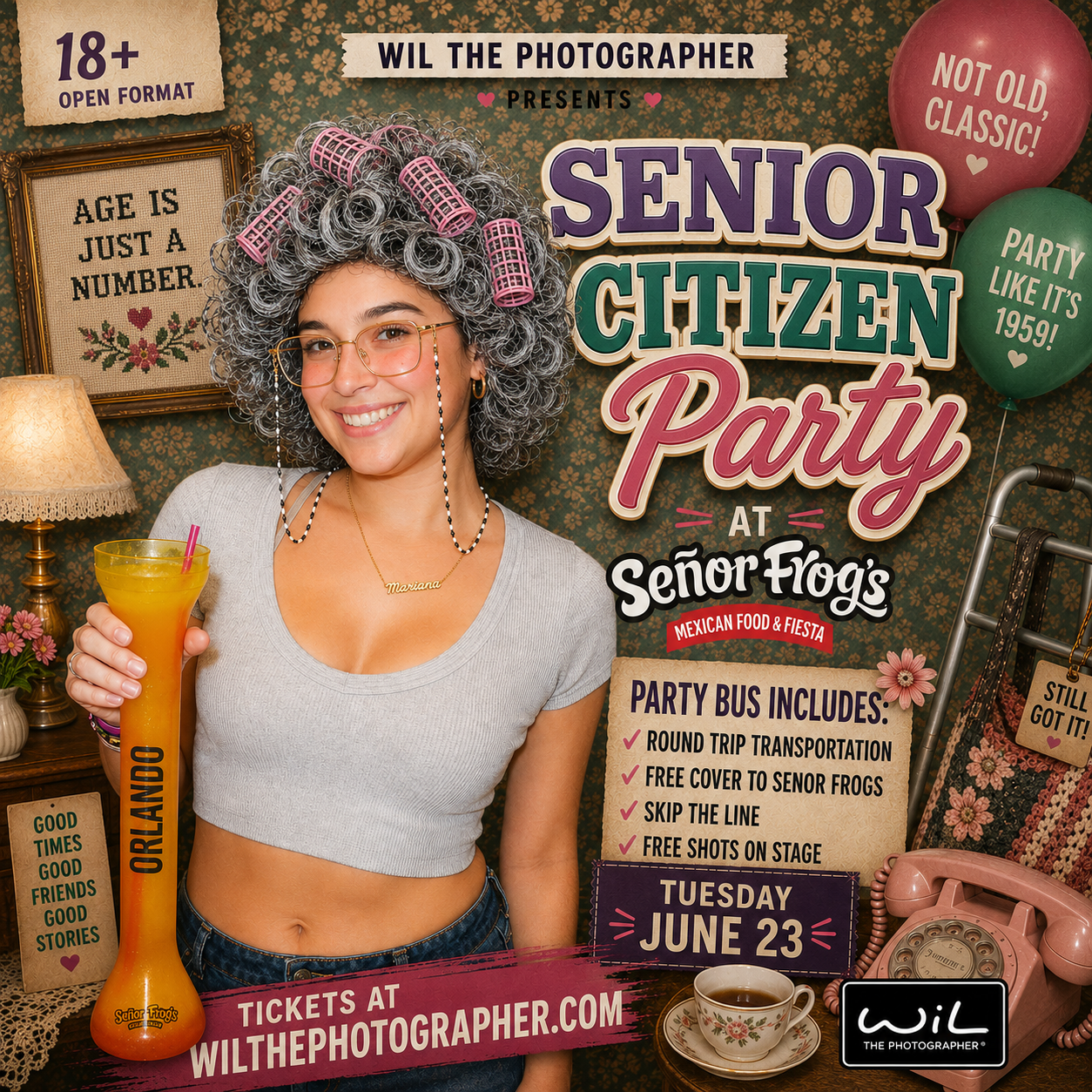 Senior Citizen Party @ Senor Frogs Tuesdays | Disney College Night